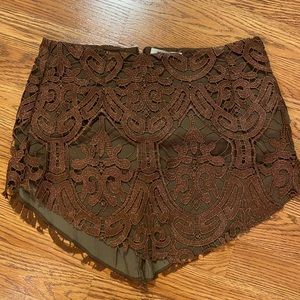One Teaspoon lace mini skirt